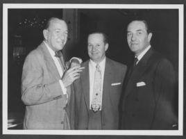 Photograph of Noel Coward and others, circa 1955