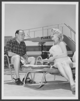 Photograph of Alfred Gottesman and a woman, Las Vegas, circa 1955