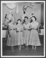 Photograph of cocktail waitresses, Las Vegas, circa 1955