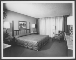 Photograph of the Dunes Hotel rooms, Las Vegas, circa 1950s