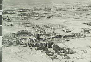 Aerial photograph of University of Nevada, Las Vegas, circa 1972