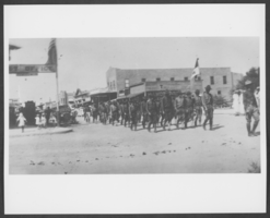 Photograph of WWI troops, Las Vegas, Nevada 1917