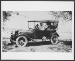 Photograph of individuals with car, Las Vegas, Nevada, circa 1916