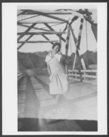 Photograph of bridge, Caliente, Nevada, circa early 1900s