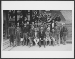 Photograph of mine crew, Tonopah, Nevada, 1920s