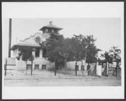 Photograph of Pioche Grammar School, Pioche, Nevada, circa 1921