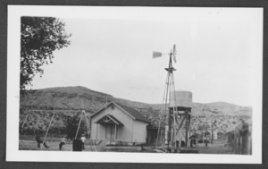 Photograph of Carp School, Lincoln County, Nevada, circa 1938