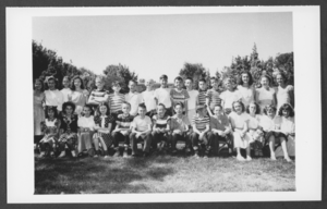 Photograph of Boulder City Elementary School class, Boulder City, Nevada, circa 1947-1950