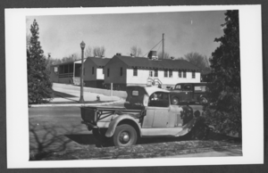 Photograph of annex structures, January 02, 1947