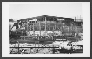 Photograph of Boulder City High School gym, November 06, 1951