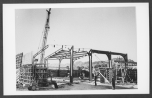 Photograph of construction project, Boulder City, Nevada, October 1951