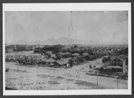 Aerial photograph of Las Vegas, circa 1920s