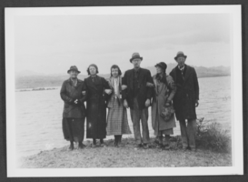 Photograph of people at Lake Mead, circa 1936