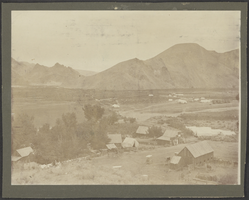 Photograph of a team or camp, Nevada, August 1901