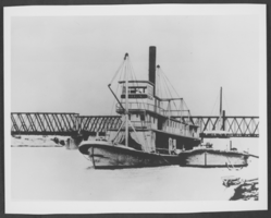 Photograph of a steamboat, Yuma, Arizona circa 1880