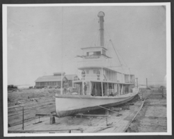 Photograph of a steamboat, California, circa 1880s