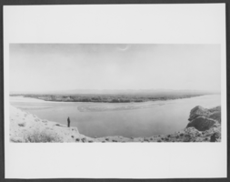 Photograph of river, Hardyville, circa 1922