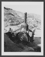 Photograph of steam tractor, Searchlight, Nevada, circa 1880s