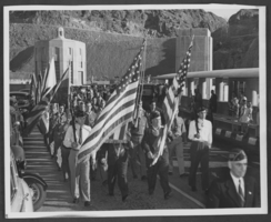 Photograph of Hoover Dam exhibit, Boulder City, Nevada, October 25, 1946