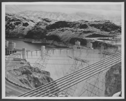 Photograph of Hoover Dam, circa mid to late 1900s
