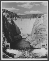 Photograph of Boulder Dam, circa mid to late 1900s
