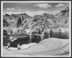 Photograph of Hoover Dam, circa mid to late 1900s
