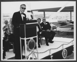 Photograph of Powell Commemorative Ceremony, Lake Powell, June 19, 1969