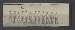 Photograph of a railroad survey crew, Clark County, Nevada, 1904