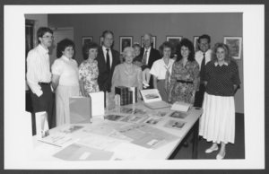 Photograph of UNLV reception honoring Elbert and Mary Edwards, Las Vegas, July 24, 1991