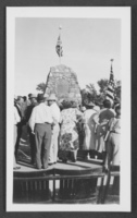Photograph of Mormon Fort monument unveiling, Las Vegas, September 18. 1939