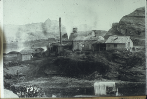 Photograph of a mill in Eldorado Canyon, Nevada, circa 1912