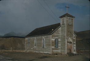 Slide of a church, Dayton, Nevada, circa 1960s - 1970s