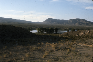 Slide of Pahranagat Lake, Nevada, circa 1960s - 1970s