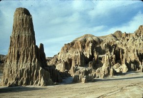 Slide of Cathedral Gorge, Nevada, circa 1960s - 1970s