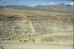 Slide of open pit, Weed Heights, Nevada, May 1966