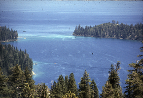 Slide of Emerald Bay, California, August 1966