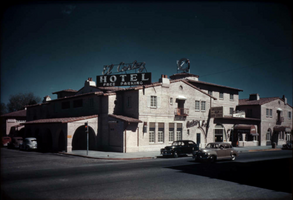 Slide of the El Cortez Hotel, Las Vegas, circa late 1940s