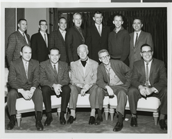 Photograph of Bonanza Airline Officers and Station Managers, Las Vegas, November 27, 1962