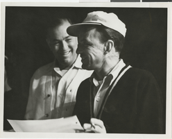 Photograph of Jack Entratter and Frank Sinatra at the Sands Hotel and Casino, Las Vegas, circa mid 1950s - early 1960s