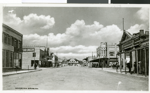 Postcard of Fremont Street, Las Vegas, circa early 1900s