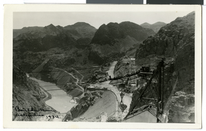 Postcard of Hoover Dam, 1934