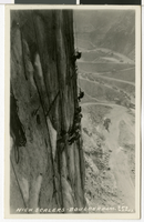 Postcard of high scalers, Hoover Dam, circa 1934