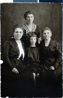 Photograph of four generations of Squires women, Nevada, circa 1915-1935