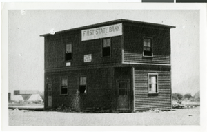 Photograph of First State Bank, Las Vegas, 1905