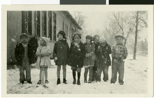 Photograph of schoolchildren, Las Vegas, January 10, 1930
