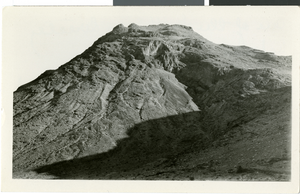 Photograph of foothills behind MacFarland Ranch, Indian Springs, Nevada, circa 1930s