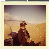 Photograph of Mrs. John T. McWilliams, Death Valley, California, circa 1950-1960