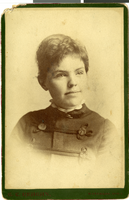 Photograph of Cressa Springer Hancock, Iowa City, Iowa, September 9, 1885