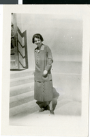 Photograph of Doris Hancock arriving in Las Vegas, circa 1924