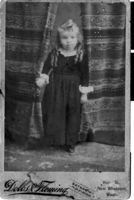 Photograph of Mabelle Lenore Hancock Jean, Iowa, December 25, 1892